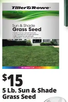 Ocean State Job Lot 5 Lb. Sun & Shade Grass Seed offer
