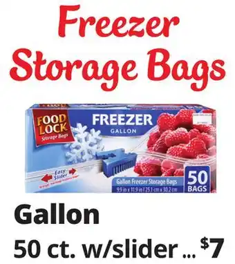 Ocean State Job Lot Freezer Storage Bags offer