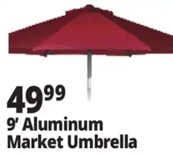Ocean State Job Lot 9' Aluminum Market Umbrella offer