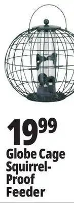 Ocean State Job Lot Yankee Trader Globe Cage Squirrel Proof Bird Feeder offer