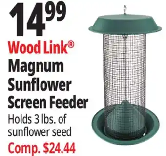 Ocean State Job Lot WoodLink Magnum Black Oil Sunflower Bird Feeder offer