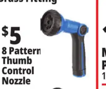 Ocean State Job Lot 8 Pattern Thumb Control Nozzle offer