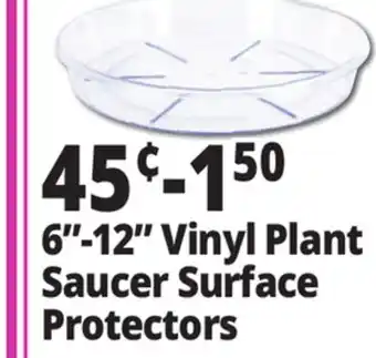 Ocean State Job Lot 6-12 Vinyl Plant Saucer Surface Protectors offer