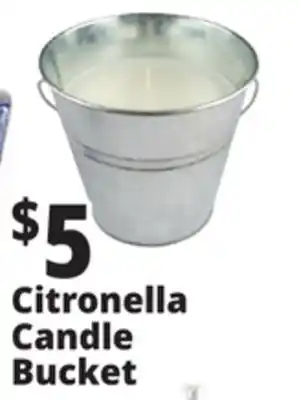 Ocean State Job Lot Citronella Candle Bucket offer