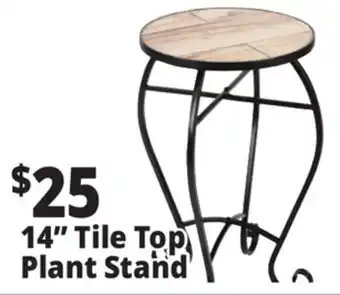 Ocean State Job Lot 14 Tile Top Plant Stand offer