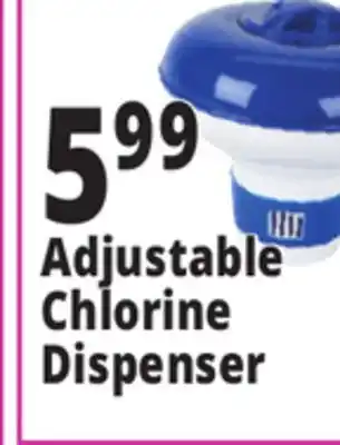 Ocean State Job Lot Adjustable Chlorine Dispenser offer