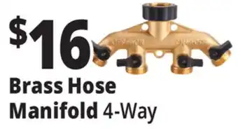 Ocean State Job Lot Brass Hose Manifold offer