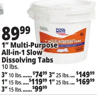 Ocean State Job Lot 1 Multi-Purpose All-in-1 Slow Dissolving Tabs offer
