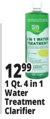Ocean State Job Lot 1 Qt. 4 in 1 Water Treatment Clarifier offer