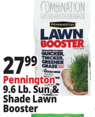 Ocean State Job Lot Pennington 9.6 Lb Sun & Shade Lawn Booster offer