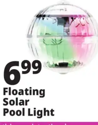 Ocean State Job Lot Floating Solar Pool Light offer