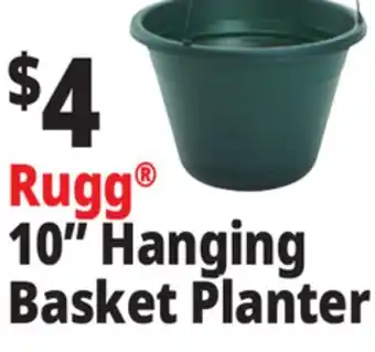 Ocean State Job Lot Rugg 10 Hanging Basket Planter offer