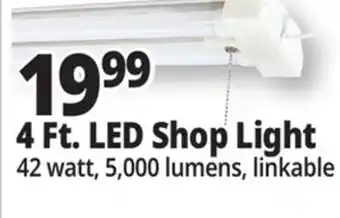 Ocean State Job Lot 4 Ft. LED Shop Light offer
