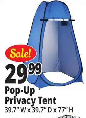 Ocean State Job Lot Pop-Up Privacy Tent offer