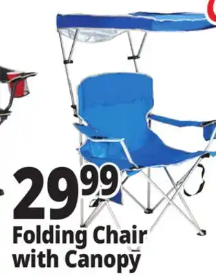 Ocean State Job Lot Folding Chair with Canopy offer