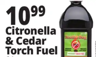 Ocean State Job Lot Citronella & Cedar Torch Fuel offer