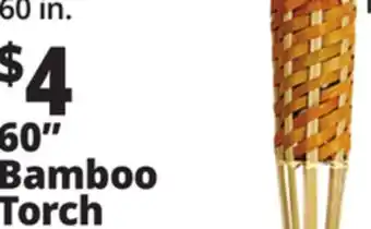 Ocean State Job Lot 60 Bamboo Torch offer