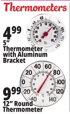 Ocean State Job Lot 5 Thermometer with Aluminum Bracket offer