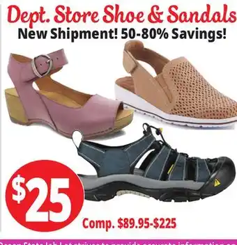 Ocean State Job Lot Shoe & Sandals offer