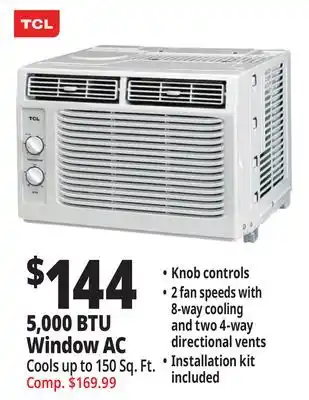 Ocean State Job Lot 5,000 BTU Window AC offer