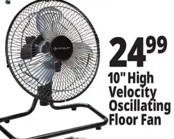 Ocean State Job Lot Penguin 10 High Velocity Desk Fan offer