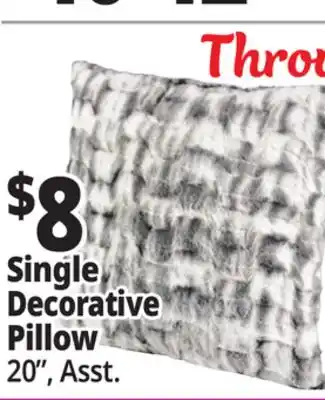 Ocean State Job Lot Single Decorative Pillow offer