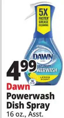 Ocean State Job Lot Dawn Powerwash Dish Spray offer