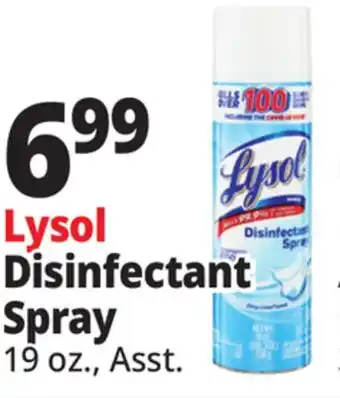 Ocean State Job Lot Lysol Disinfectant Spray offer