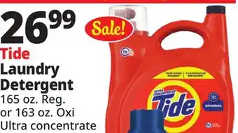 Ocean State Job Lot Tide Laundry Detergent offer