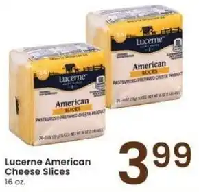 Albertsons Lucerne American Cheese Slices 16 oz. offer