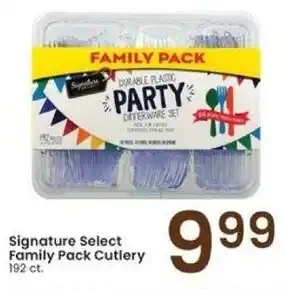 Albertsons Signature Select Family Pack Cutlery offer