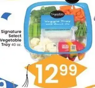 Albertsons Signature Select Vegetable Tray 40 oz. offer