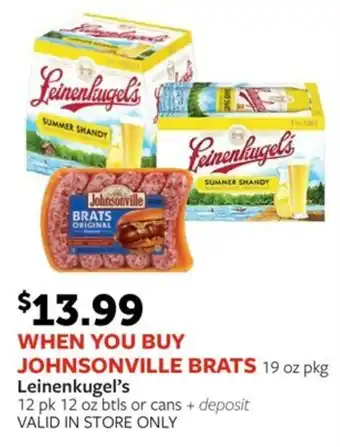 Fareway Leinenkugel's offer