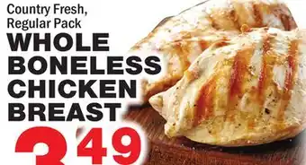 Bravo Supermarkets WHOLE BONELESS CHICKEN BREAST offer