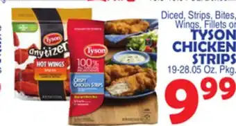 Bravo Supermarkets TYSON CHICKEN STRIPS offer