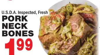 Bravo Supermarkets PORK NECK BONES offer