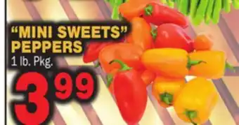 Bravo Supermarkets MINI SWEETS PEPPERS offer