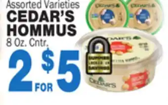 Bravo Supermarkets CEDAR'S HOMMUS offer