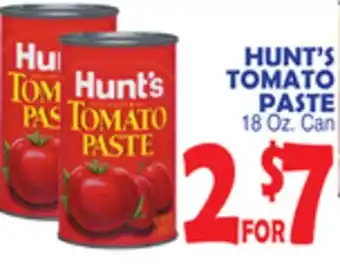 Bravo Supermarkets HUNT'S TOMATO PASTE offer