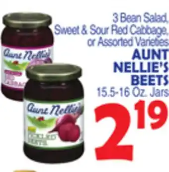 Bravo Supermarkets AUNT NELLIE'S BEETS offer