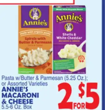 Bravo Supermarkets ANNIE'S MACARONI & CHEESE offer