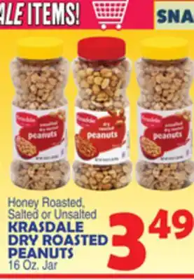 Bravo Supermarkets KRASDALE DRY ROASTED PEANUTS offer