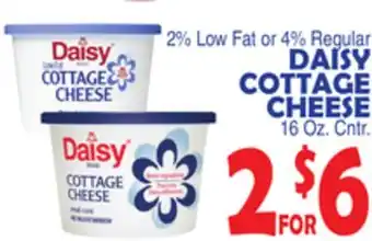 Bravo Supermarkets DAISY COTTAGE CHEESE offer