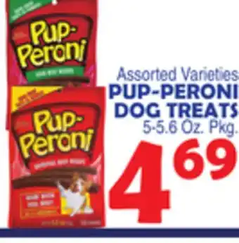 Bravo Supermarkets PUP-PERONI DOG TREATS offer