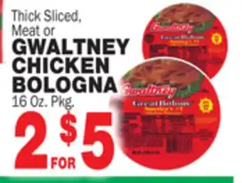 Bravo Supermarkets GWALTNEY CHICKEN BOLOGNA offer