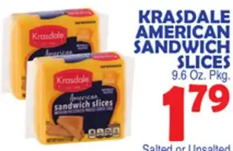 Bravo Supermarkets KRASDALE AMERICAN SANDWICH SLICES offer