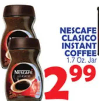 Bravo Supermarkets NESCAFE CLASICO INSTANT COFFEE offer