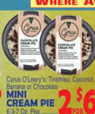 Bravo Supermarkets MINI CREAM PIE offer