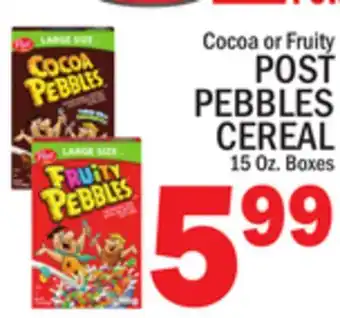 C Town POST PEBBLES CEREAL offer