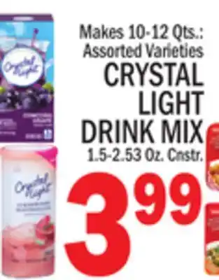 C Town CRYSTAL LIGHT DRINK MIX offer